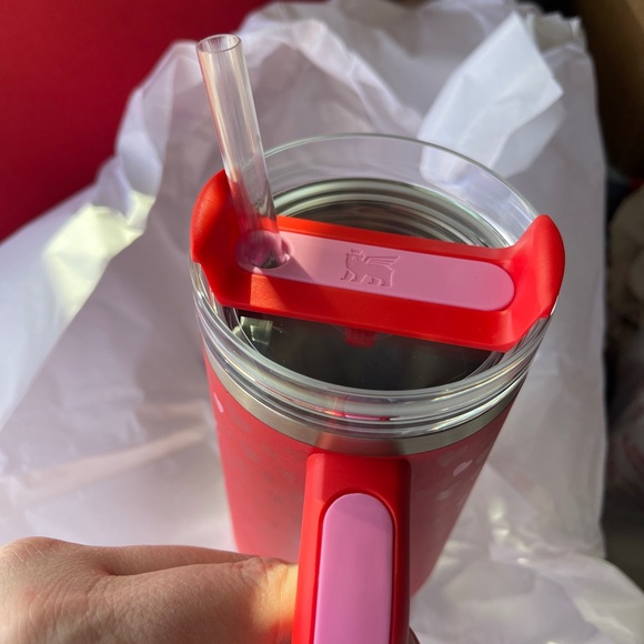 Limited Edition Valentine’s Day Ruby Hearts Stanley Tumbler 30oz quencher NWT - Picture 5 of 7